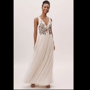 BHLDN Isabel Prom or Bridesmaid Dress in Oyster